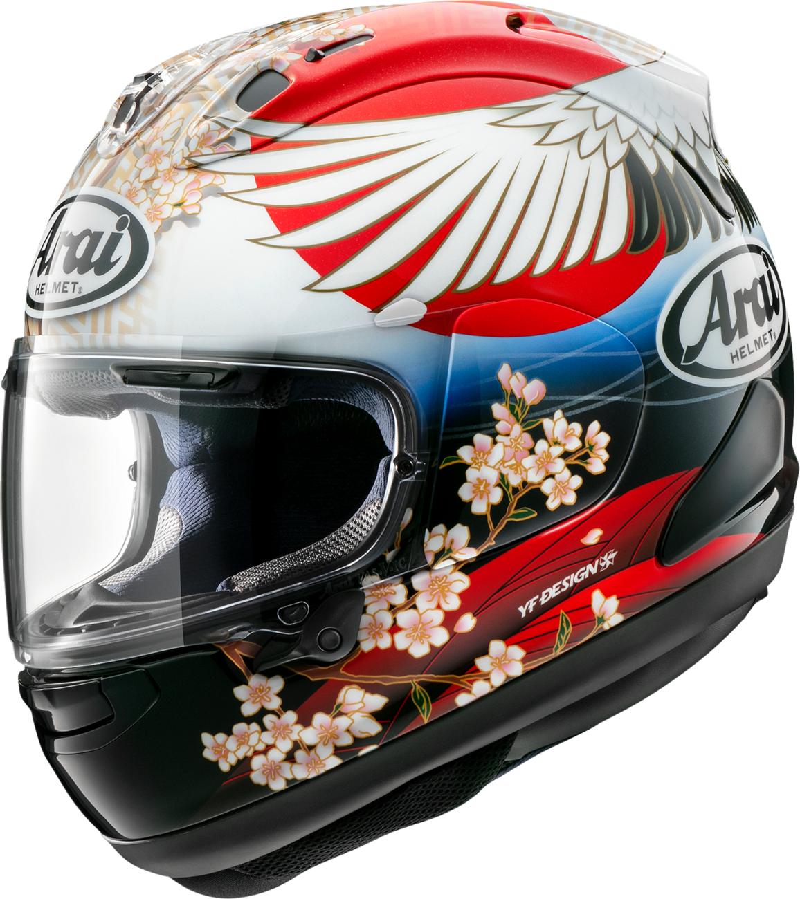 ARAI HELMETS, ARAI HELMETS Corsair-X Tsubasa Helmet - Small with VAS Shield Mechanism and Advanced Features