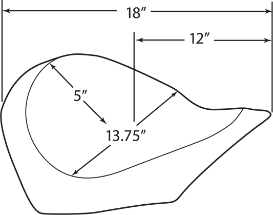 DRAG SPECIALTIES SEATS, DRAG SPECIALTIES SEATS Low Solo Seat - Diamond Stitch - Black for Victory '03-'17 (Part Number 0810-1601)