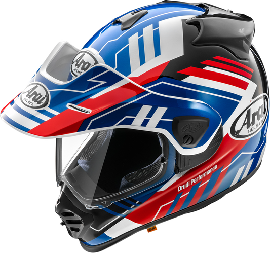 ARAI HELMETS, ARAI HELMETS XD-5 Trail Helmet with VAS-A Shield System and Max-Vision Shield - Blue, XS (Part No. 0140-0558)