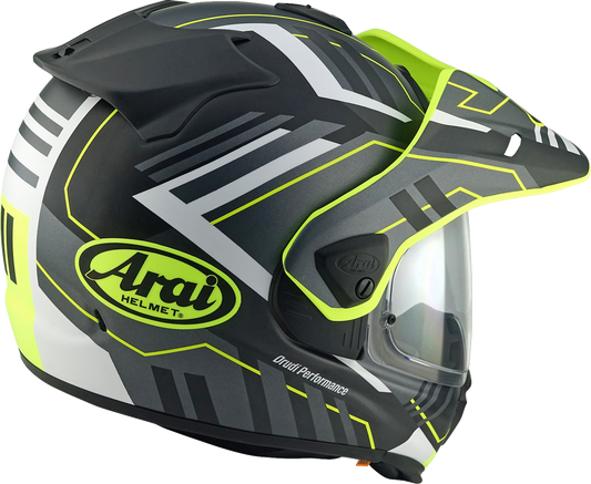 ARAI HELMETS, ARAI HELMETS XD-5 Trail Helmet - Yellow Frost, Medium (Part No. 0140-0566)