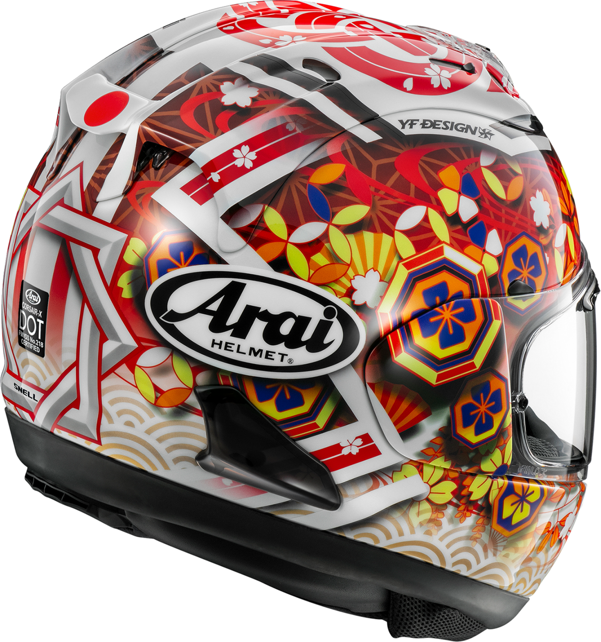 ARAI HELMETS, ARAI Helmets Corsair-X Helmet - Nakagami-4 - Large 0101-18310