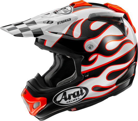 ARAI HELMETS, Arai Helmets VX-Pro4 Flame White Helmet XS - Model 0110-8953