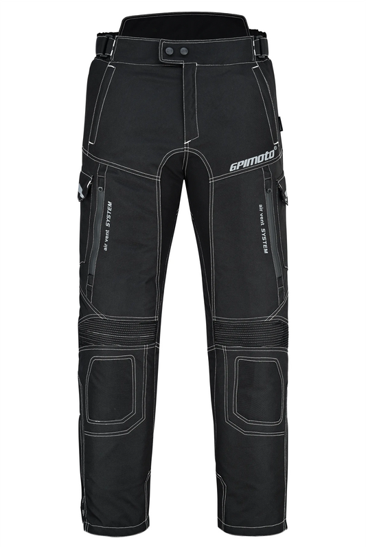 GPI MOTO Motorcycle Cargo Pants for Men Regular Fit Riding Pants with CE Armors