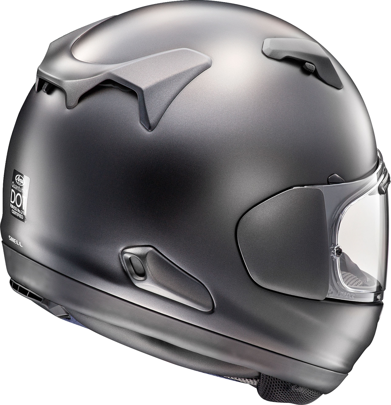 ARAI HELMETS, ARAI Helmets Quantum-X Black Frost Medium with VAS-MV Shield and Pinlock 120 MaxVision