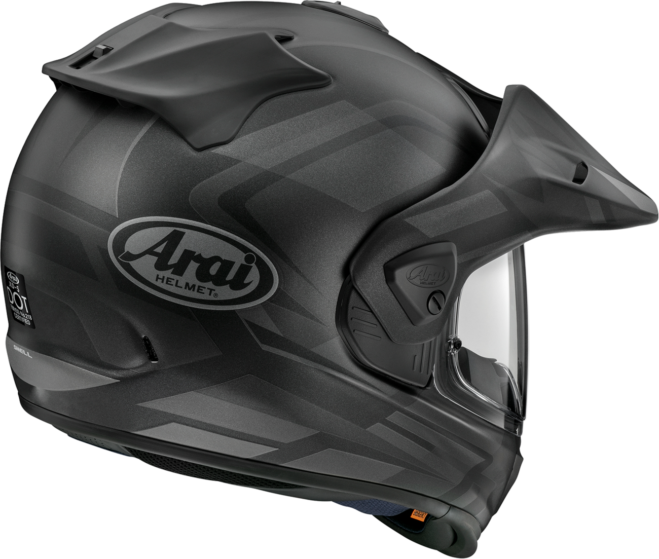ARAI HELMETS, ARAI HELMETS XD-5 Discovery Helmet - Black Frost, Medium (Part Number 0140-0442)