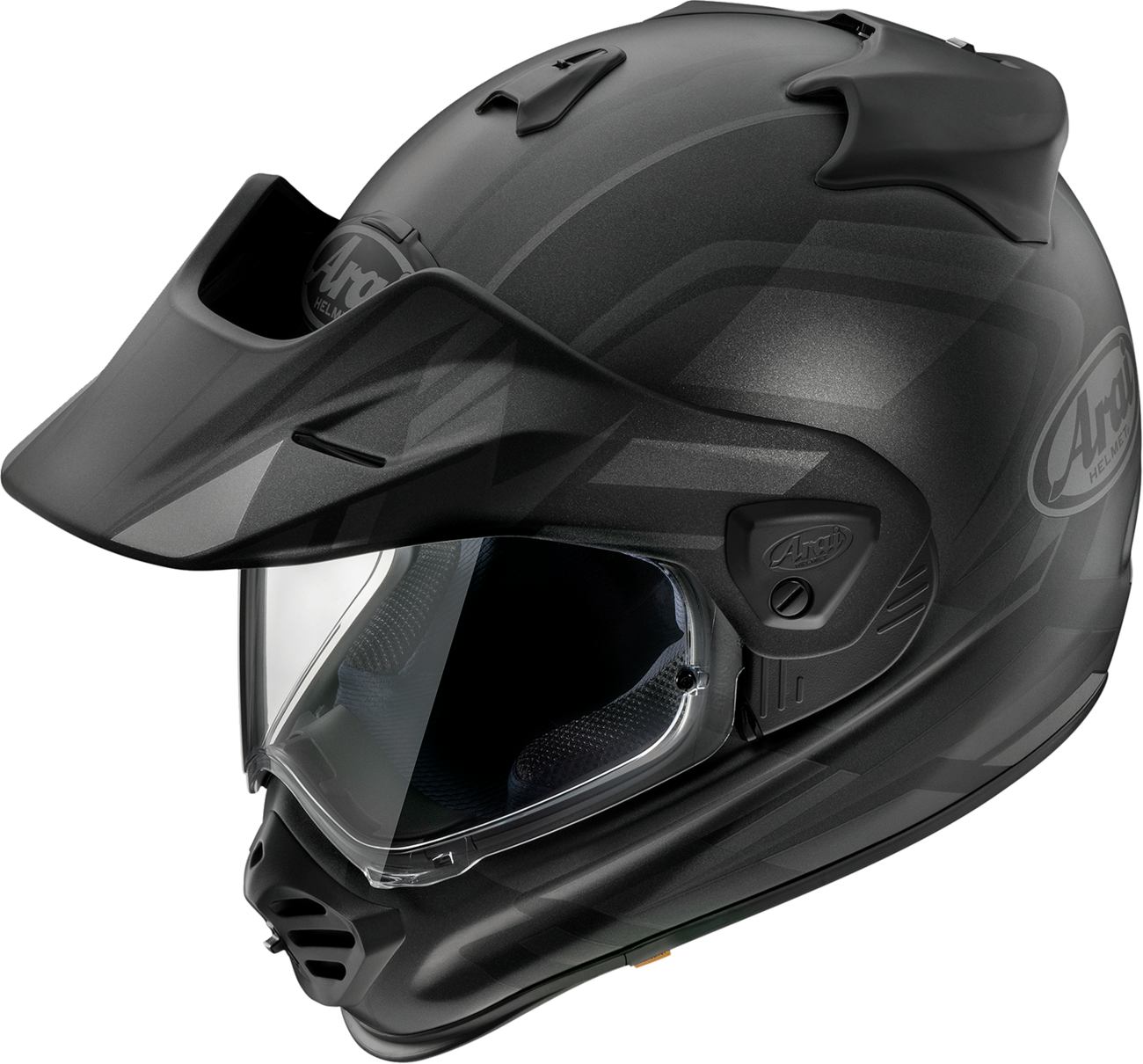 ARAI HELMETS, ARAI HELMETS XD-5 Discovery Helmet with VAS-A Shield System - Black Frost, Large (Part No. 0140-0443)