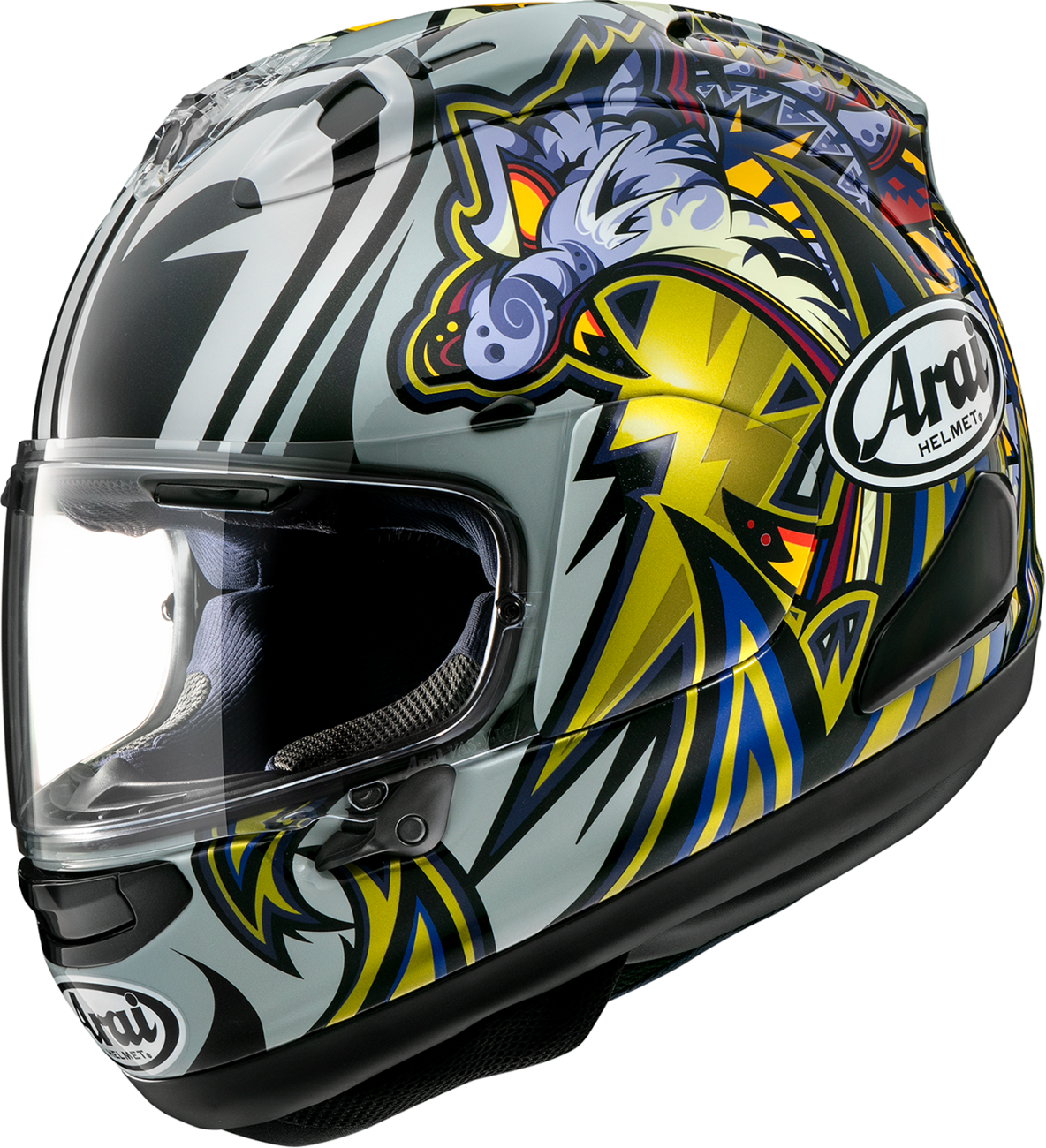 ARAI HELMETS, ARAI Helmets Corsair-X Nakasuga 4 Small Motorcycle Helmet with VAS Shield Mechanism and Advanced Ventilation