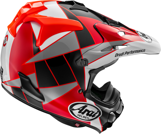 ARAI HELMETS, ARAI Helmets VX-Pro4 Helmet - Fragment Red, Small - Part Number 0110-9522