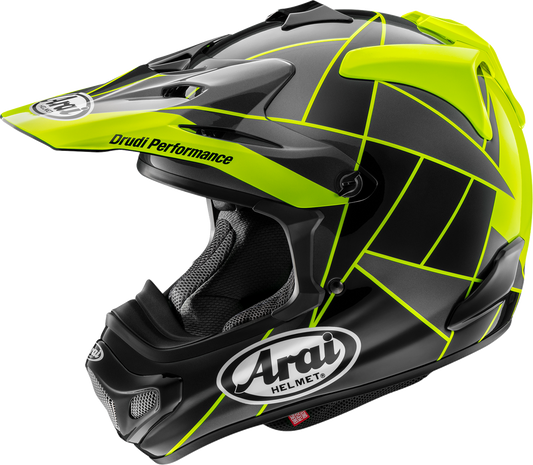 ARAI HELMETS, ARAI Helmets VX-Pro4 Fragment Yellow Helmet - Size XL with Advanced Safety Features