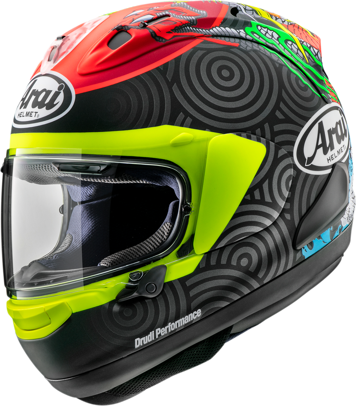 ARAI HELMETS, ARAI HELMETS Corsair-X Tatsuki Helmet - Large with VAS Shield Mechanism and Advanced Ventilation