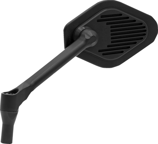 DRAG SPECIALTIES M03-10L Adjustable Diamond Black Mirror with Short Stem for Harley Davidson