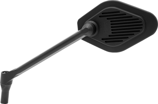 DRAG SPECIALTIES M03-11-L Adjustable Diamond Black Long Stem Mirror for Harley-Davidson