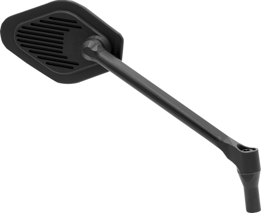Drag Specialties M03-11-R Adjustable Diamond Black Long Stem Mirror for Motorcycles
