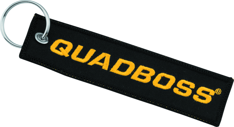 QuadBoss, QuadBoss Ripcord Keychain with Embroidered Logo - Durable Powersports Accessory