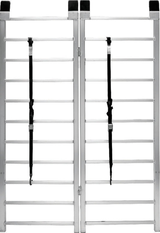 QuadBoss, QuadBoss Bifold Ramp 50x72 - Lightweight Aluminum PowerSports Ramp with Adjustable Security Straps