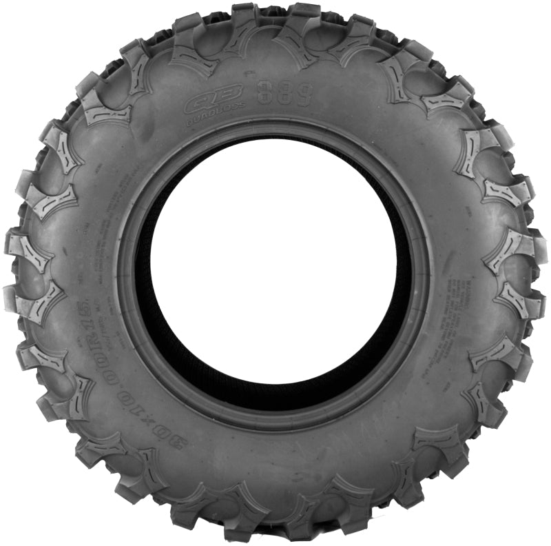 QuadBoss, QuadBoss QBT889 30x10R14 Loose Terrain Tire for Powersports Vehicles