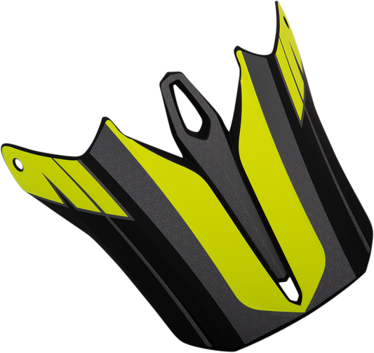 Z1R, Z1R F.I. Visor Kit for Hysteria Helmet - Hi-Vis Yellow and Gray - Part 0132-1360