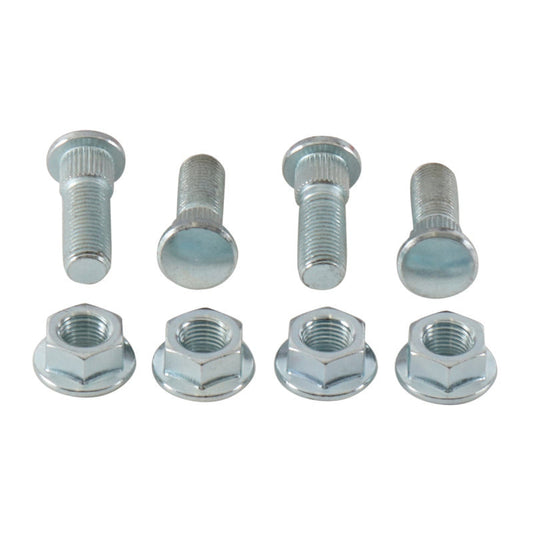 QuadBoss, QuadBoss 608264 Front Wheel Stud & Nut Kit for Polaris ATP 330 4x4 - OE Replacement