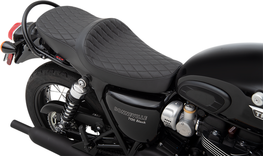 Z1R, Z1R Low Profile Touring Seat by Z1R – Diamond Black for Triumph '16-'26 (Part No. 0810-2218)