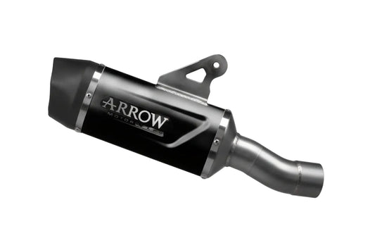 IN STOCK 72658AKN Arrow Indy Race Evo for BMW R1300GS 2024 ALUMINIUM "DARK" Slip-on Exhaust with carbon end cap