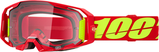 Armatic Goggle Red Clear Lens