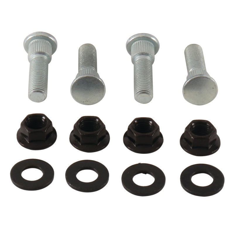 QuadBoss, QuadBoss 04-06 Yamaha YFM350R Raptor Front Wheel Stud and Nut Kit (Part #608237)