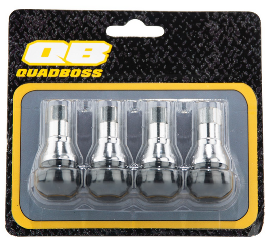 QuadBoss, QuadBoss TR412C Chrome Valve Set for Powersports