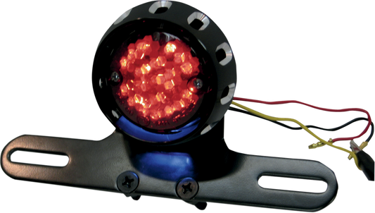 DRAG SPECIALTIES L24-0437ABRLEDE Dual-Function LED Taillight and License Plate Mount for Harley FXD and XL Models