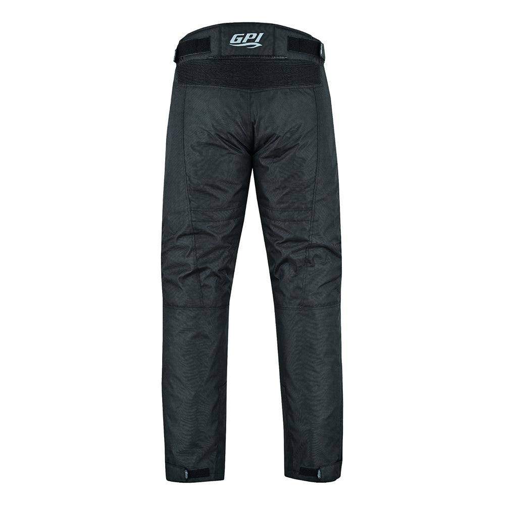 High Premium Quality Adjustable Waterproof Motorcycle Pants – Full Black-