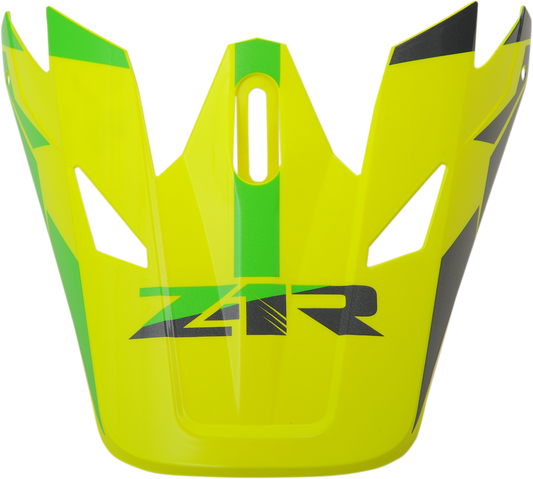 Z1R, Z1R Rise Visor Kit - Hi-Viz Yellow by Z1R, Part Number 0132-1083