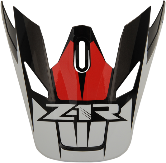 Z1R, Z1R Rise Visor Kit - Ascend Red (Part Number 0132-1247) for Z1R Rise Helmets