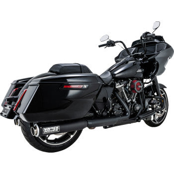 IN STOCK VANCE & HINES Supersport Slip-On Mufflers - Black - Touring 46721