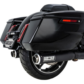 IN STOCK VANCE & HINES Supersport Slip-On Mufflers - Black - Touring 46721