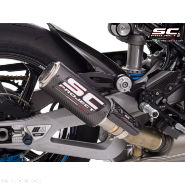 SC-Project CR-T  Slip-on carbon  Exhaust  M1000RR / 2020-2025 S1000RR / 2020-2025 S1000RR M Package / 2020-2022 S1000RR Sport / 2020 B33-50CR