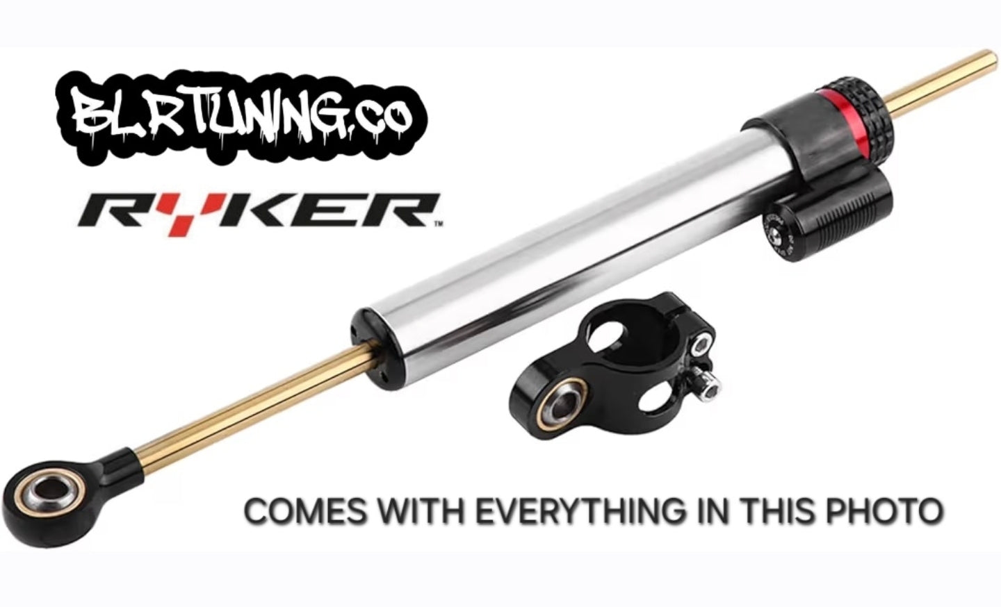 CAN-AM RYKER UNIVERSAL STEERING STABILIZER DAMPER - BRACKETS NOT INCLUDED - DAMPER ONLY