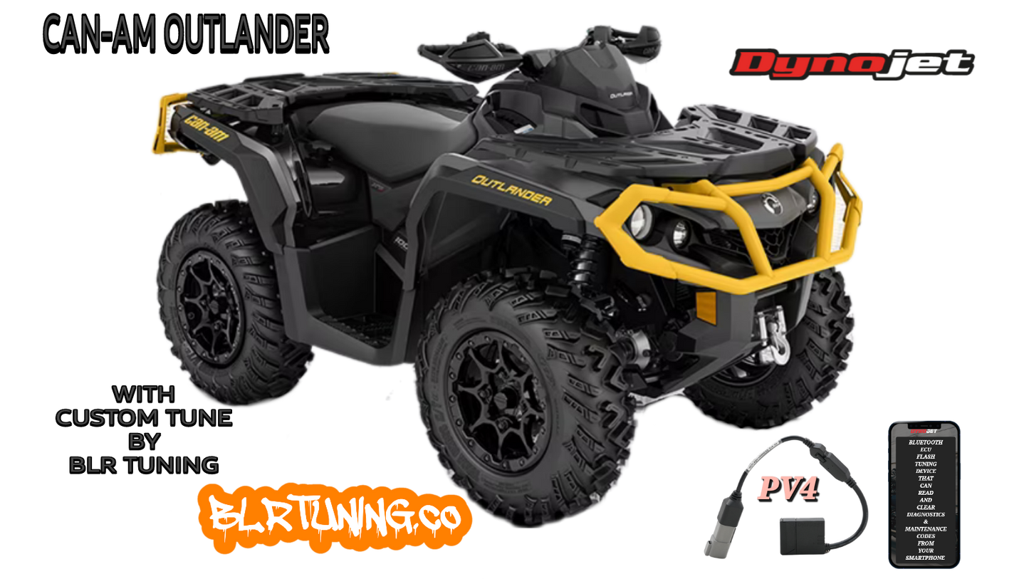 CAN-AM OUTLANDER 450 570 650 850 1000 2019 - 2025 PV4-25-01 BY DYNOJET WITH OPTIONAL CUSTOM TUNING BY BLR TUNING
