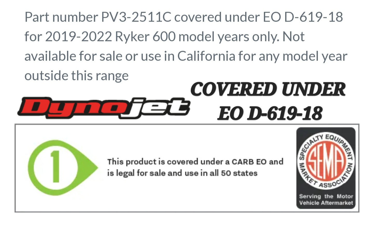 CAN-AM RYKER PV3-2511C de DYNOJET CON TUNE PERSONALIZADO OPCIONAL 19 - 23
