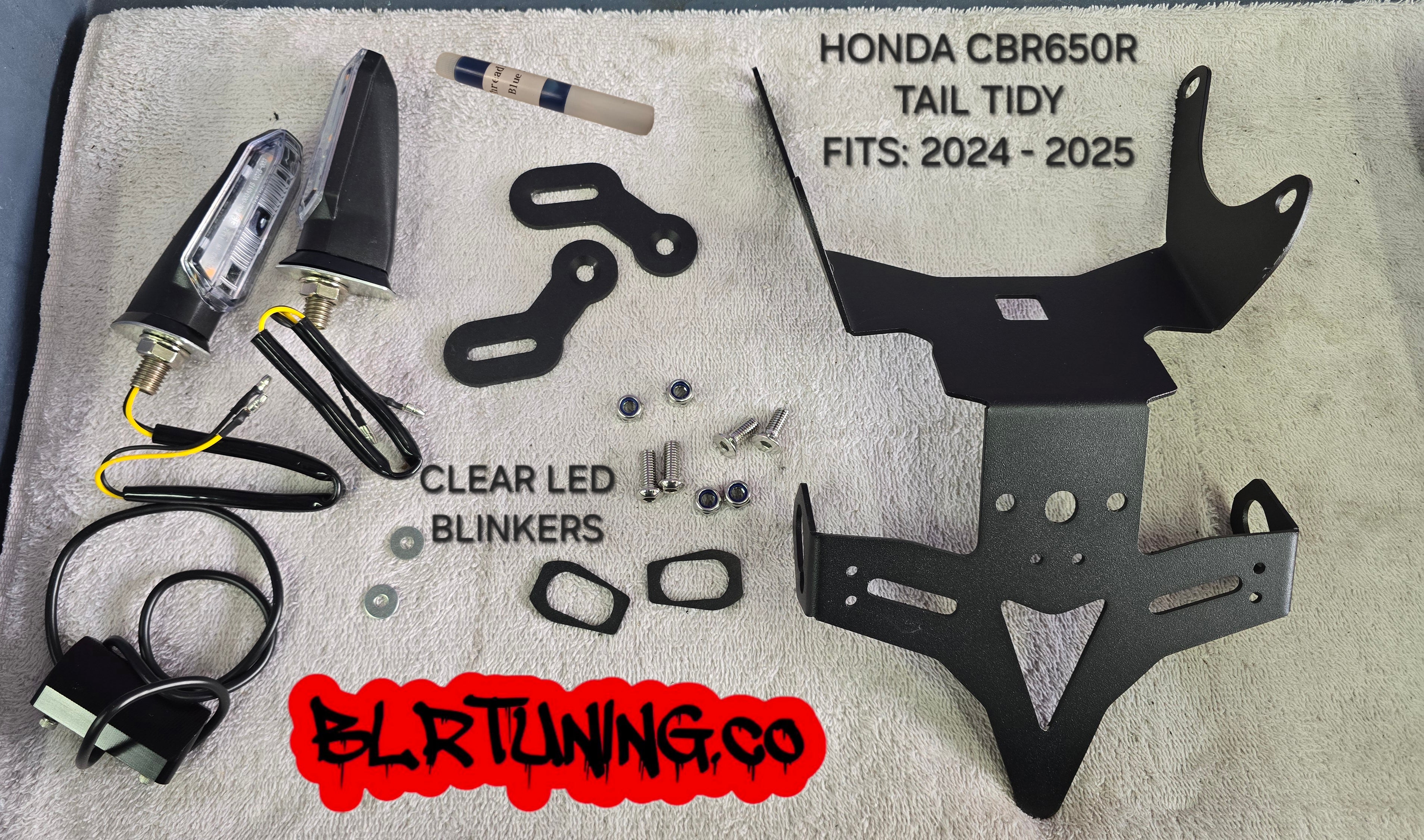 HONDA CBR650R E-CLUTCH ALUMINUM TAIL TIDY FITS 2024 - 2025 – BLR
