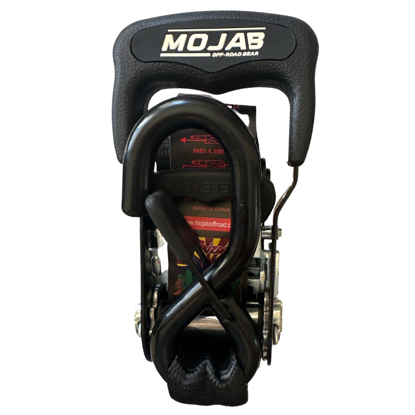 1.6" x 15' Ratchet Tie-Down Set  (Pack of 4) , Closed Hook (Lifetime Warranty)