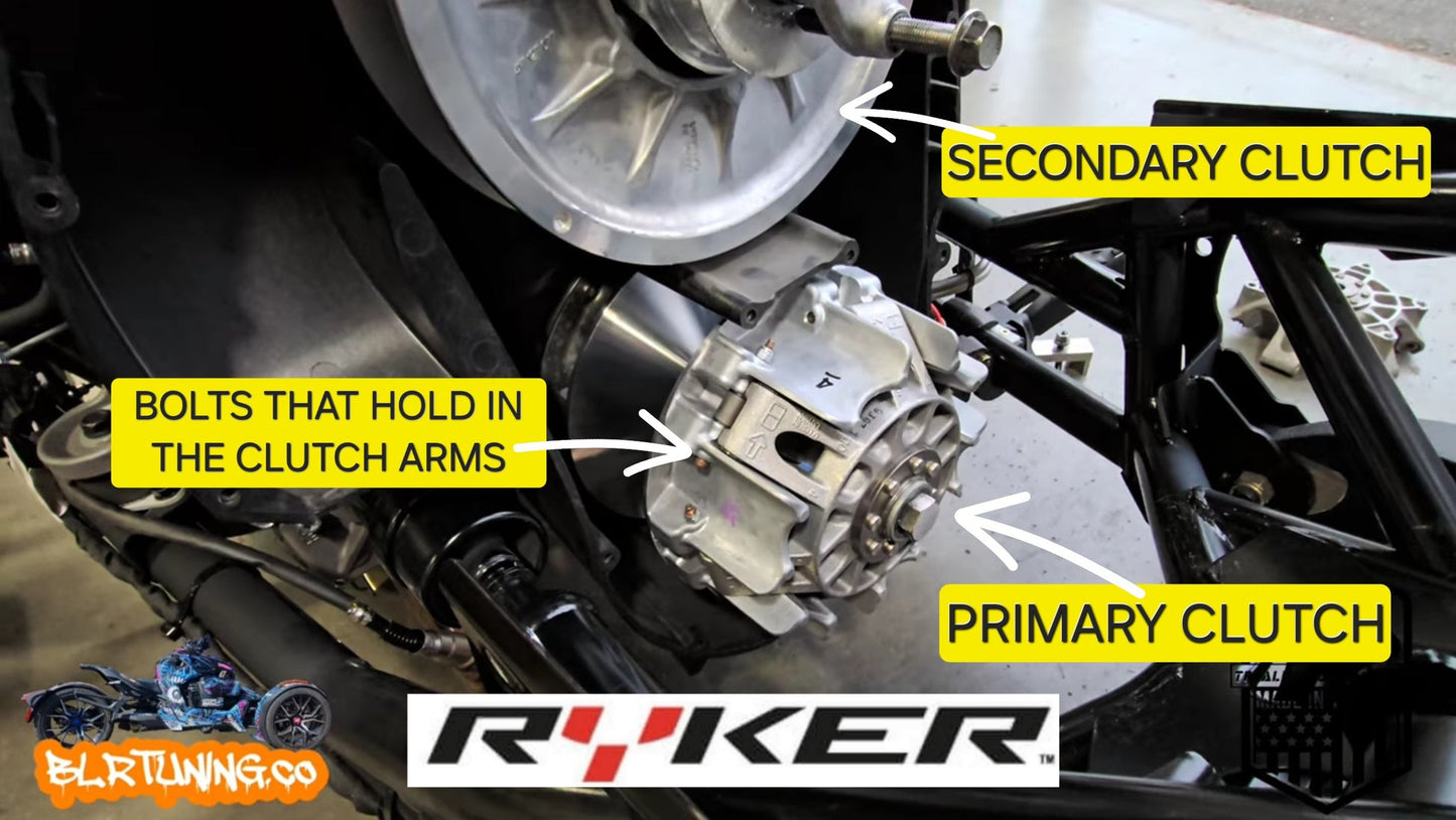 SECONDARY CLUTCH COMPRESSION TOOL FOR CAN-AM RYKER – UNIVERSAL FIT ALSO COMPATIBLE WITH SIDE-BY-SIDES - UTV - ATV - AND MORE