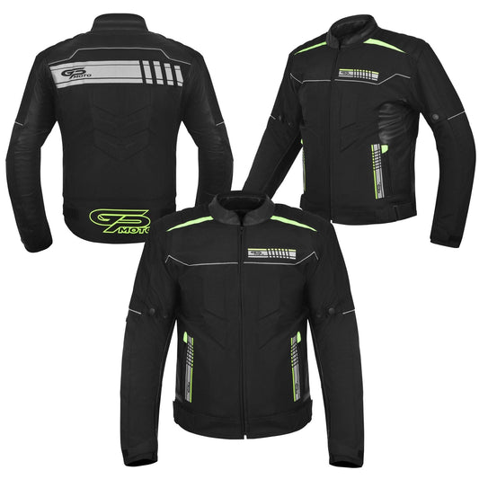 Rider Defender Cordura Jacket (Leather Sleeve )