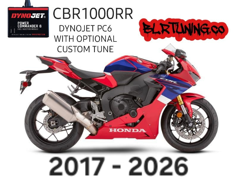 HONDA CBR1000RR CBR 1000 RR 2017 - 2026 PC6 BY DYNOJET WITH OPTIONAL CUSTOM TUNING BY BLR TUNING
