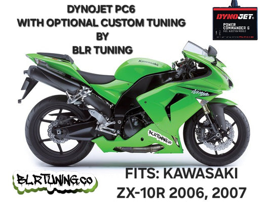KAWASAKI NINJA ZX-10R ZX1000 2006 - 2007 PC6 BY DYNOJET WITH OPTIONAL CUSTOM TUNING BY BLR TUNING