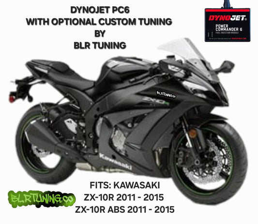 KAWASAKI NINJA ZX-10R ZX1000 ABS 2011 - 2015 PC6 BY DYNOJET WITH OPTIONAL CUSTOM TUNING BY BLR TUNING