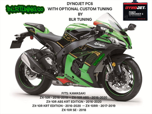 KAWASAKI NINJA ZX-10R ZX1000 ABS ZX-10RR KRT SE 2016 - 2020 PC6 BY DYNOJET WITH OPTIONAL CUSTOM TUNING BY BLR TUNING