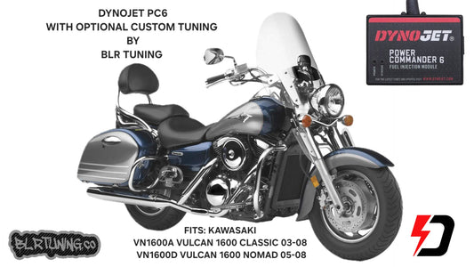 KAWASAKI VULCAN 1600 CLASIC - NOMAD - 2003 - 2008 PC6 BY DYNOJET WITH OPTIONAL CUSTOM TUNING BY BLR TUNING