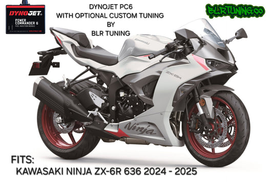 KAWASAKI NINJA ZX-6R 636 2024 - 2025 PC6 BY DYNOJET WITH OPTIONAL CUSTOM TUNING BY BLR TUNING