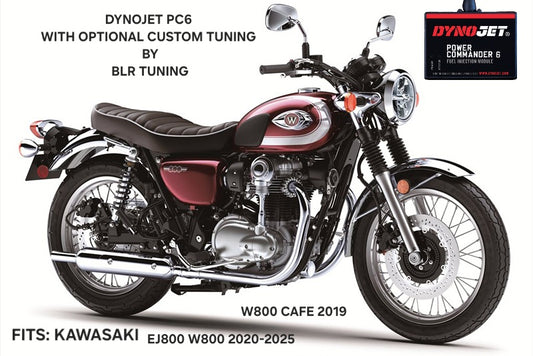 KAWASAKI EJ800 W800 - W800 CAFE 2019 - 2025 PC6 BY DYNOJET WITH OPTIONAL CUSTOM TUNING BY BLR TUNING