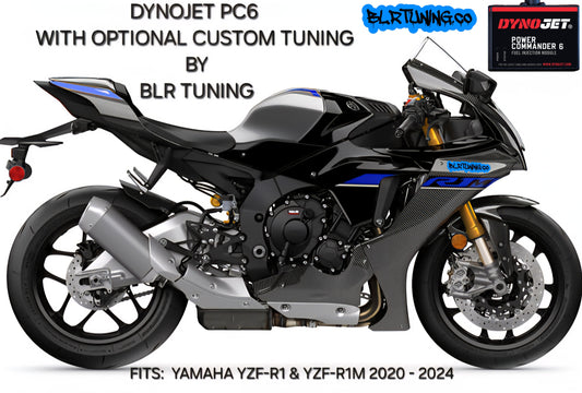 YAMAHA R1 - YZF-R1 - YZF-R1M - YZF1000 R1 2020 - 2024 PC6 BY DYNOJET WITH OPTIONAL CUSTOM TUNING BY BLR TUNING