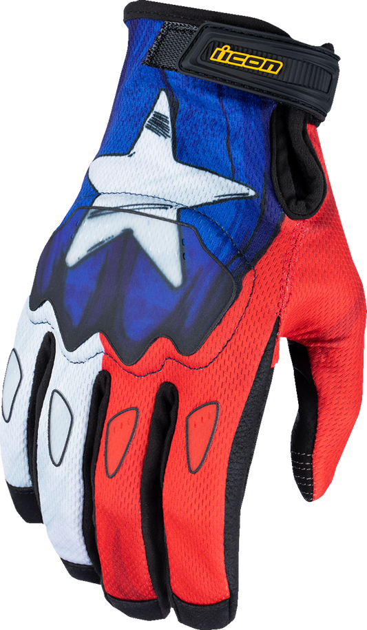 ICON Hooligan™ CE Tejas Libre Gloves - Blue - 3XL 3301-4721